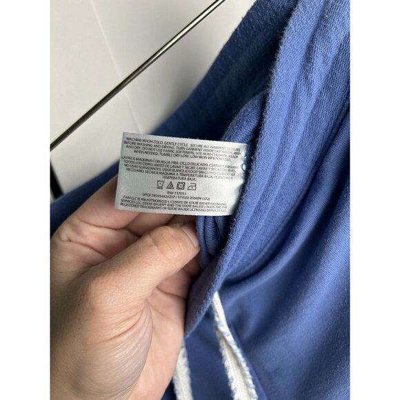 Eddie Bauer Men’s Sweat Shorts Elastic Waist Drawstring Lightweight Blue Large - Picture 10 of 10